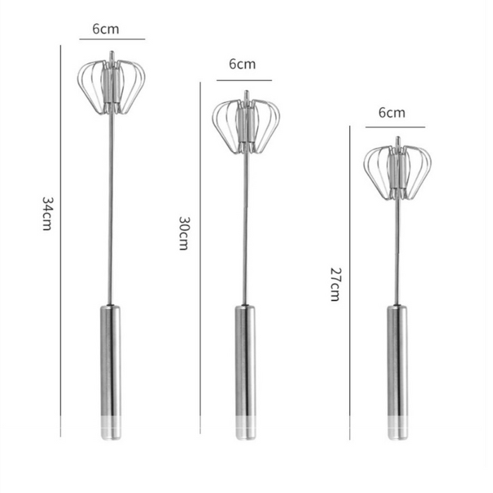 Household Semi Automatic Rotating Egg Beater