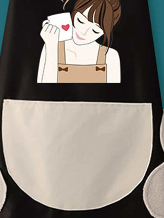 1 Piece Cartoon Printed Apron