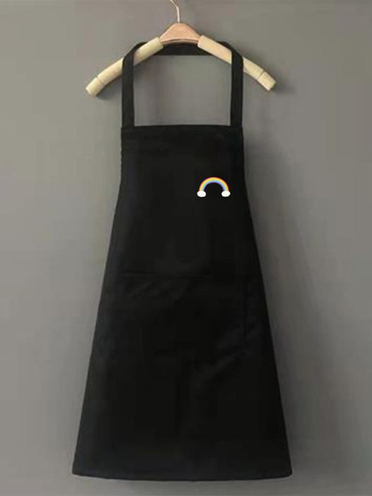 1 Piece Rainbow Embroidered Apron