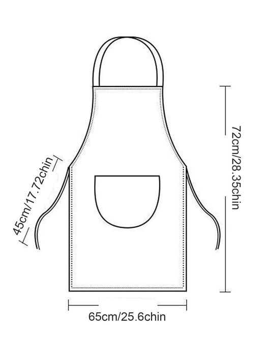 1 Piece Kitchenware Pattern Apron