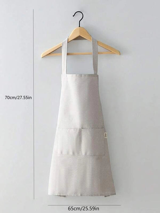 1 Piece Solid Color Cooking Apron