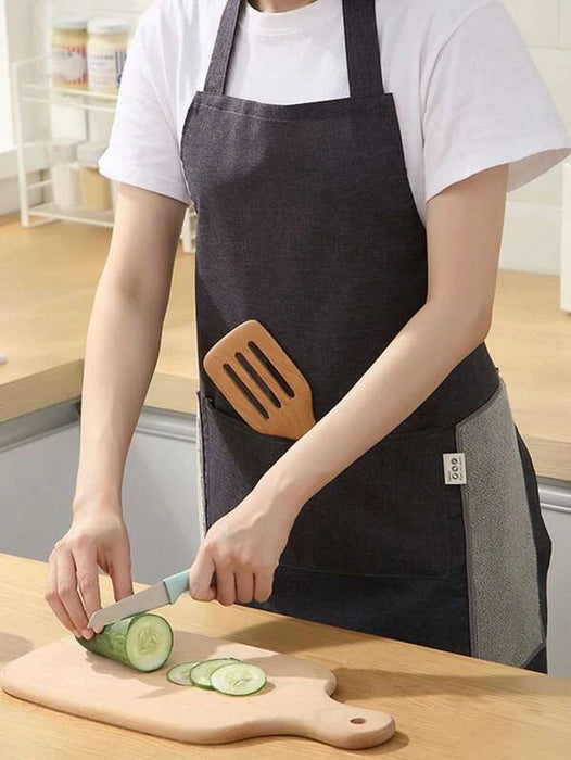 1 Piece Solid Color Cooking Apron