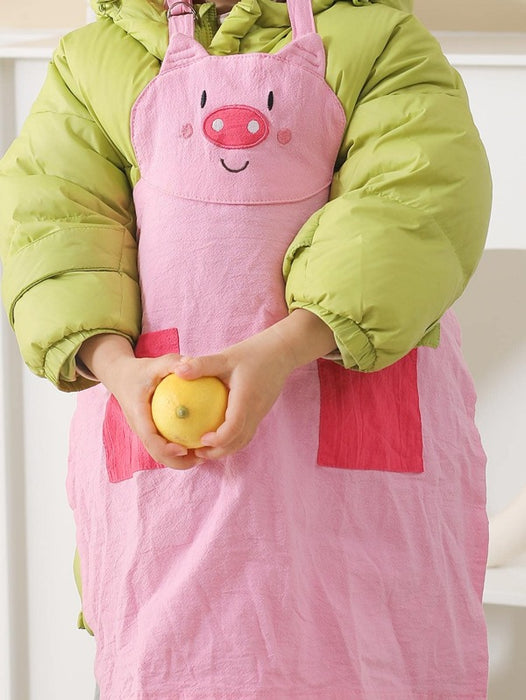 Cartoon Pig Pattern Apron