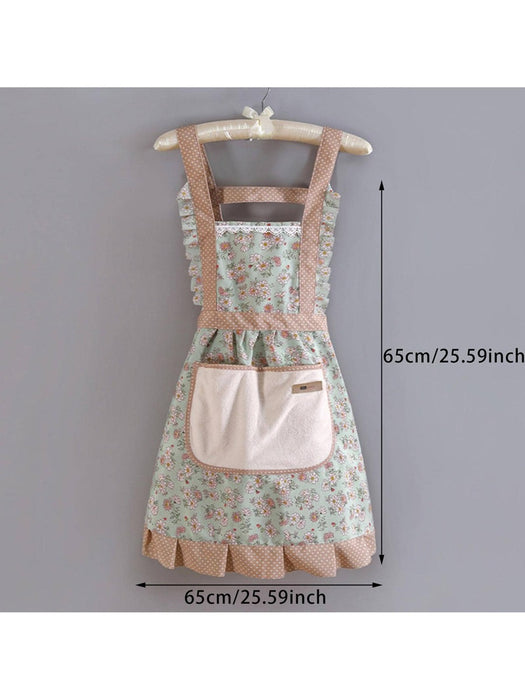 1 Piece Flower Pattern Apron