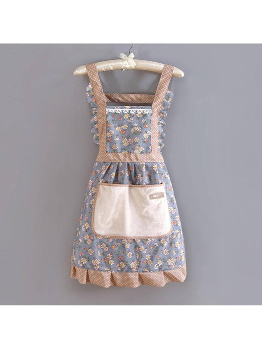 1 Piece Flower Pattern Apron