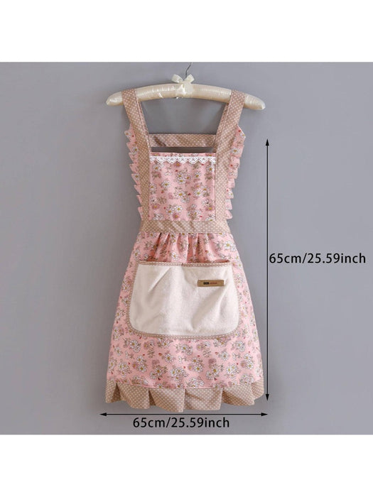 1 Piece Flower Pattern Apron