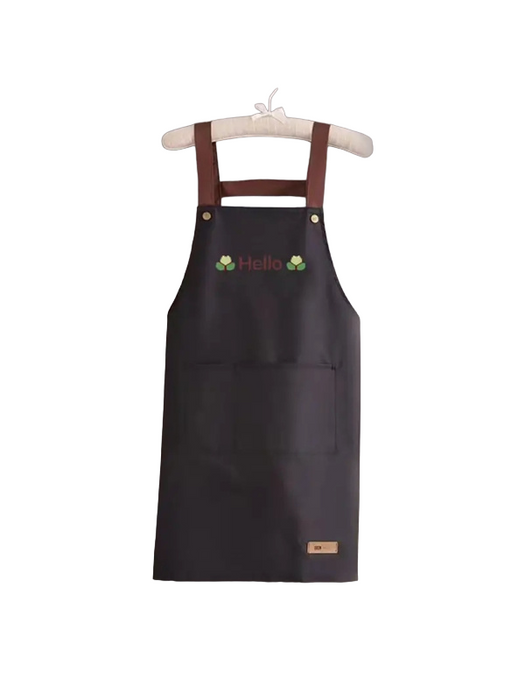 Set Of 2 Floral Pattern Apron