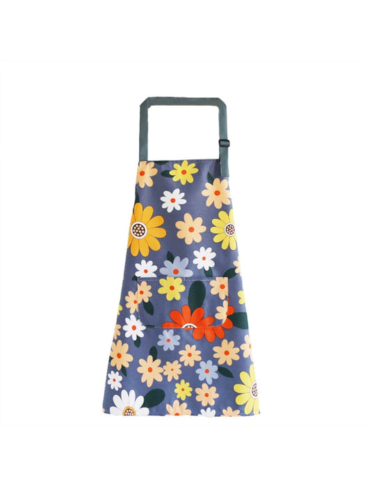 Set Of 2 Floral Printed Kitchen Apron