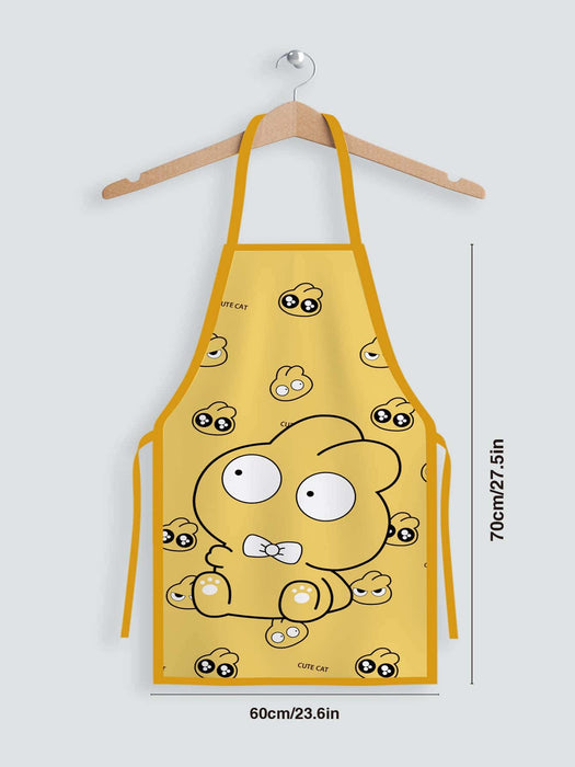 Cartoon Crocodile Printed Water Proof Apron