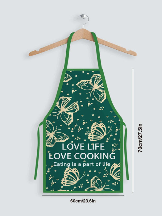 Cartoon Crocodile Printed Water Proof Apron