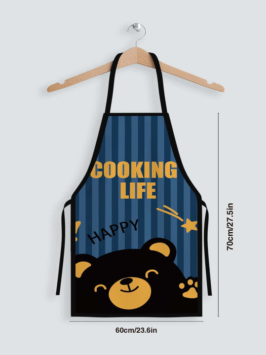 Cartoon Crocodile Printed Apron