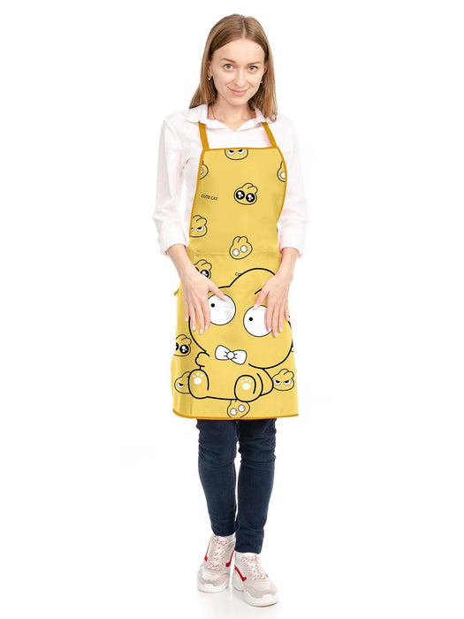 Cartoon Crocodile Printed Water Proof Apron