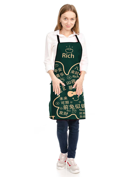 Cartoon Crocodile Printed Water Proof Apron