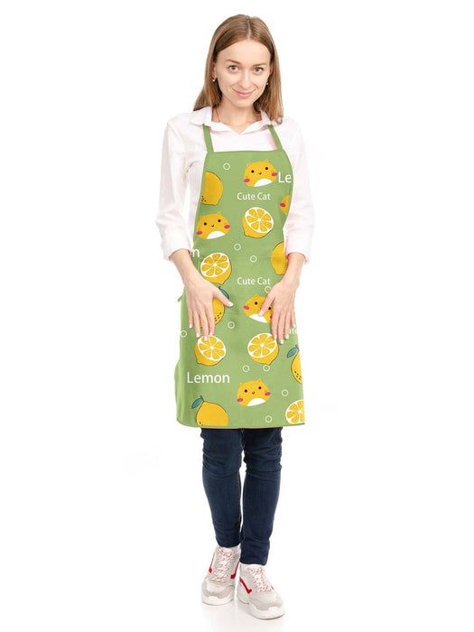 Cartoon Crocodile Printed Water Proof Apron