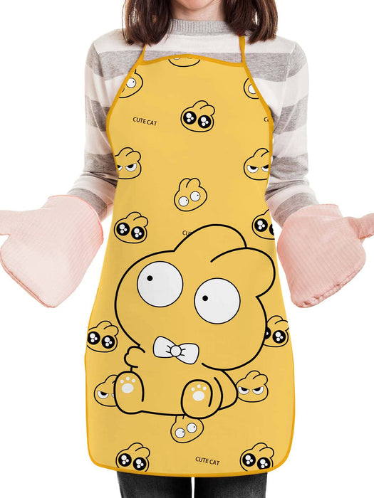 Cartoon Crocodile Printed Water Proof Apron