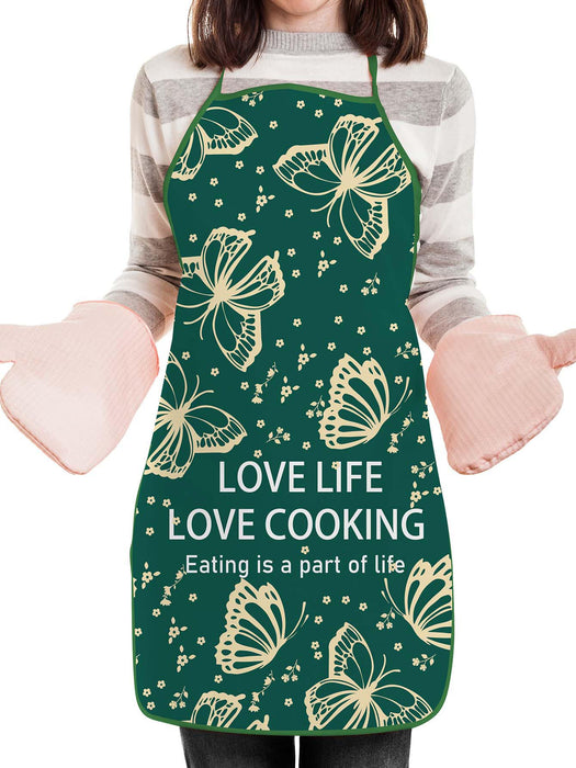 Cartoon Crocodile Printed Water Proof Apron