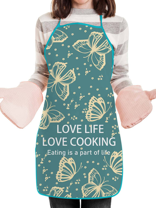 Cartoon Crocodile Printed Water Proof Apron