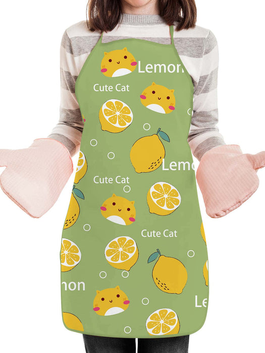 Cartoon Crocodile Printed Water Proof Apron