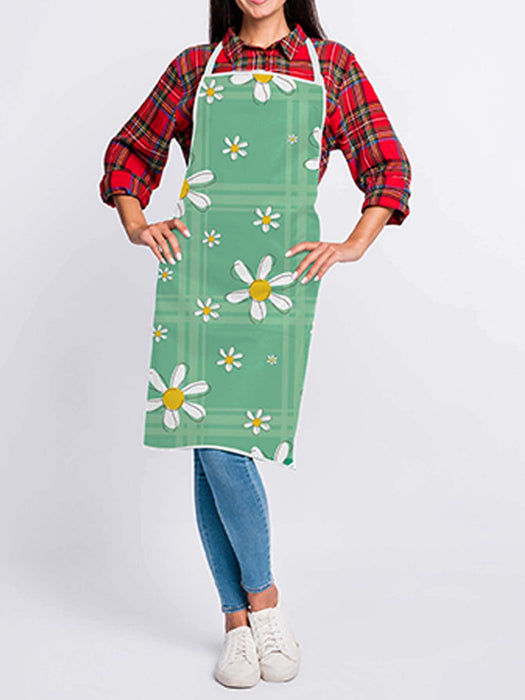 Cartoon Crocodile Printed Apron