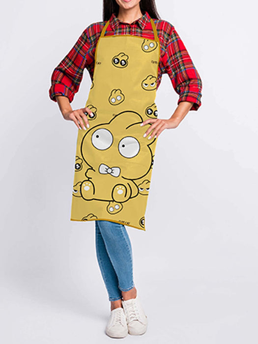 Cartoon Crocodile Printed Water Proof Apron