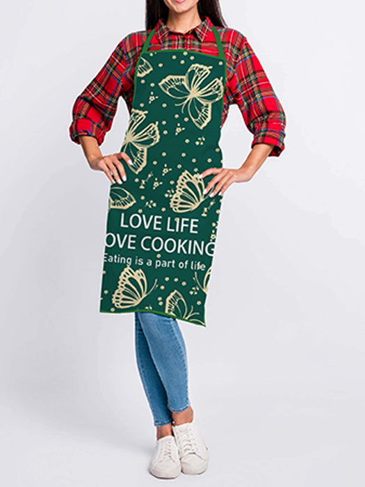 Cartoon Crocodile Printed Water Proof Apron