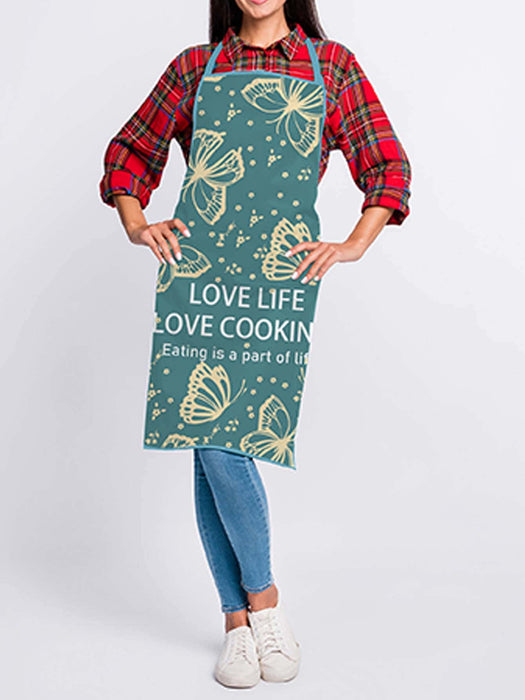 Cartoon Crocodile Printed Water Proof Apron