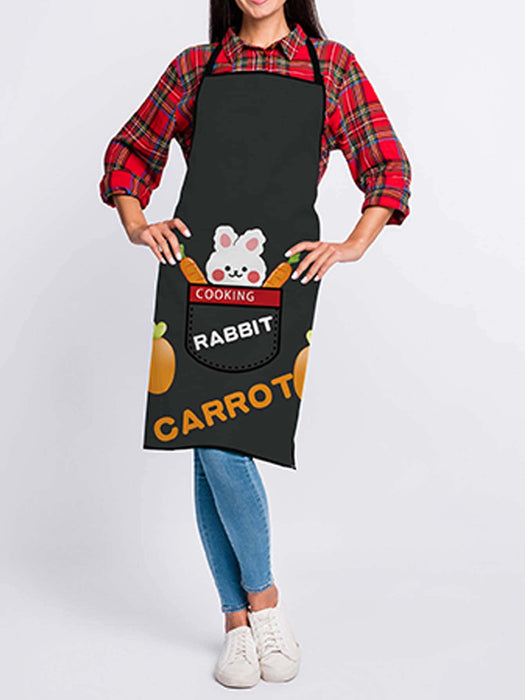 Cartoon Crocodile Printed Apron