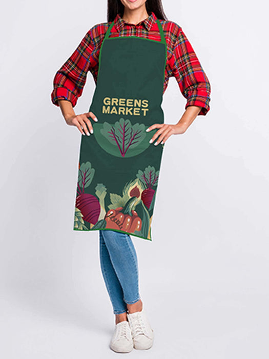 Cartoon Crocodile Printed Apron