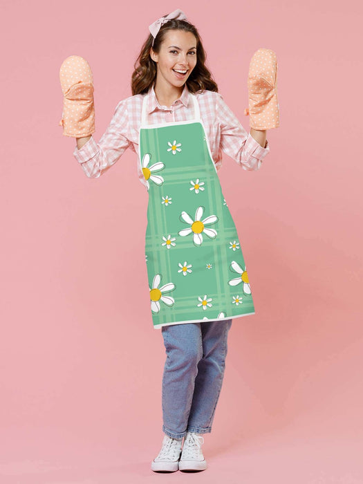 Cartoon Crocodile Printed Apron