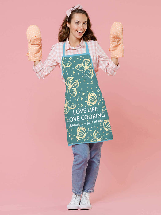 Cartoon Crocodile Printed Water Proof Apron