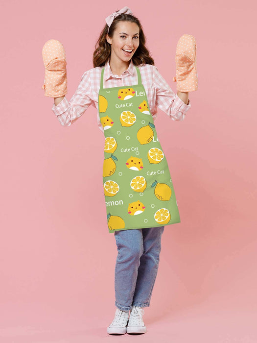 Cartoon Crocodile Printed Water Proof Apron