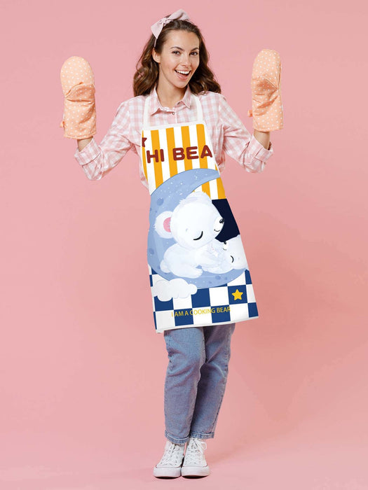 Cartoon Crocodile Printed Apron