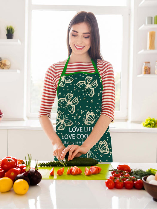 Cartoon Crocodile Printed Water Proof Apron