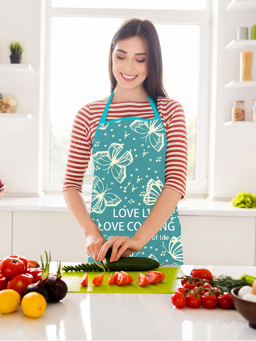 Cartoon Crocodile Printed Water Proof Apron