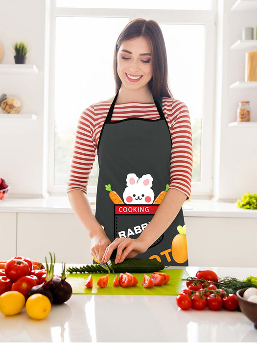 Cartoon Crocodile Printed Apron