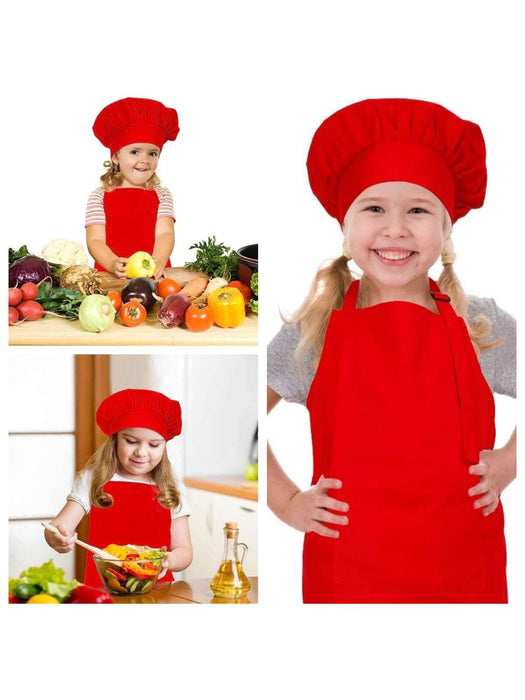 Set Of 3 Apron And Caps