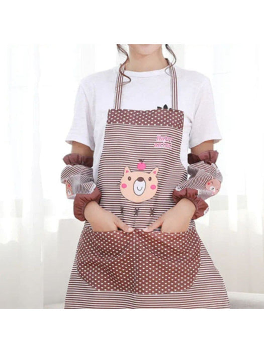 1 Piece Kitchen Apron With Sleeves