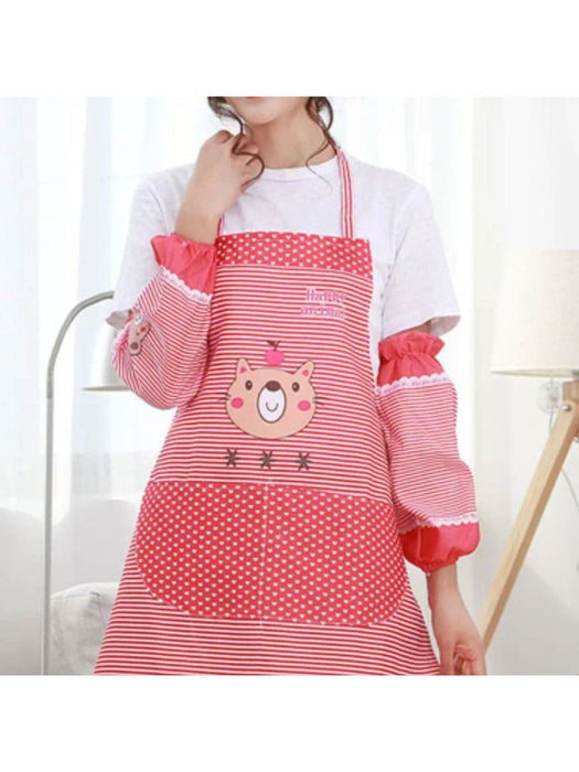 1 Piece Kitchen Apron With Sleeves