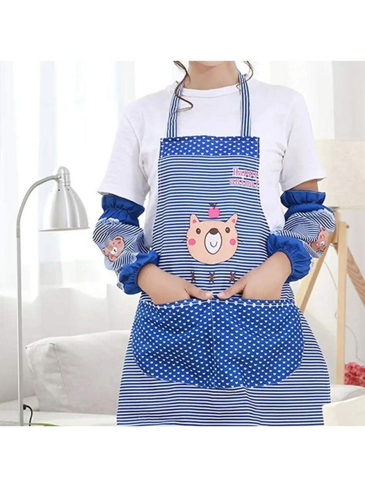 1 Piece Kitchen Apron With Sleeves