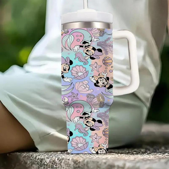 Disney Inspired Mickey And Minnie Mouse Leakproof Tumbler