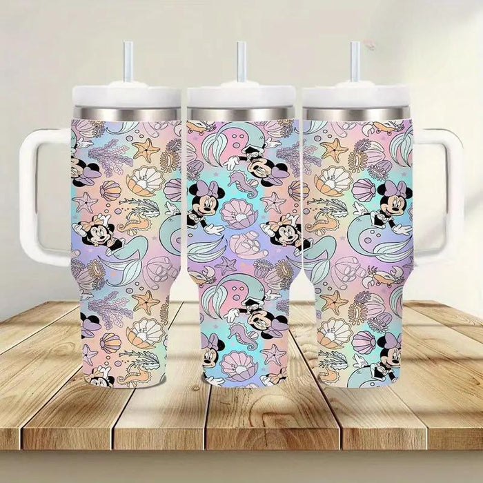 Disney Inspired Mickey And Minnie Mouse Leakproof Tumbler