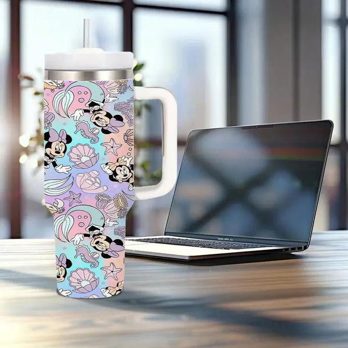 Disney Inspired Mickey And Minnie Mouse Leakproof Tumbler