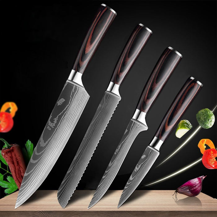 Kitchen Cleaver Slicing Utility Knife Set