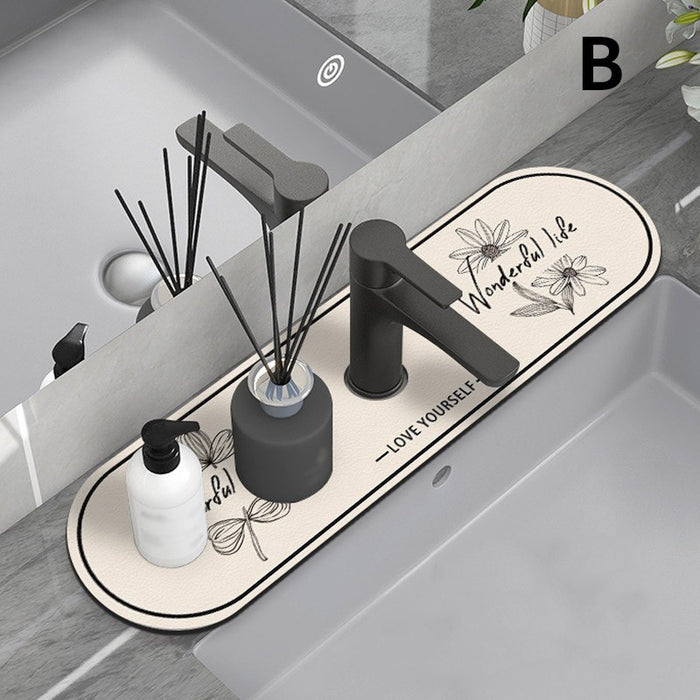 Design Countertop Tap Faucet Mat