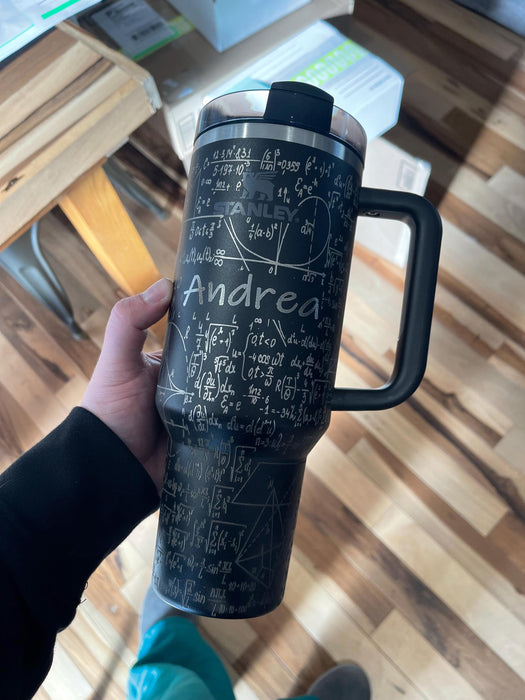 40oz Mathematical Formula Design Tumbler