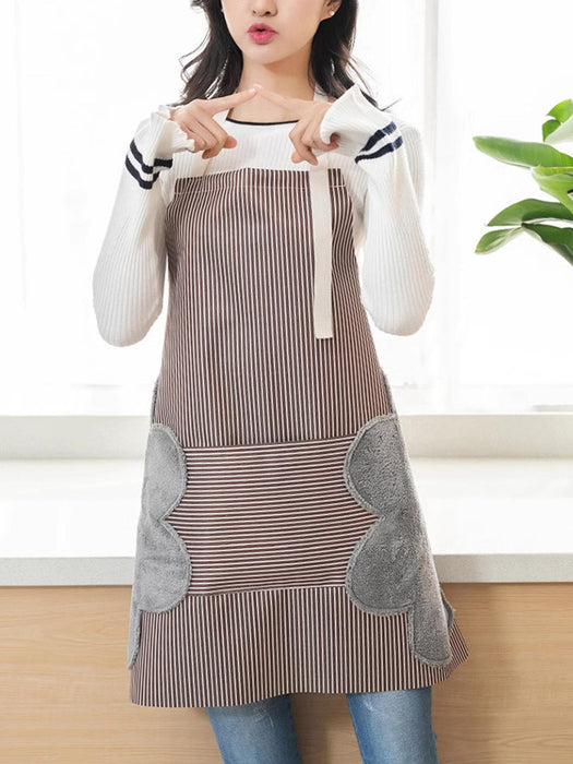 1 Piece Striped Pattern Apron