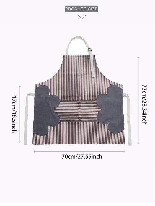 1 Piece Striped Pattern Apron