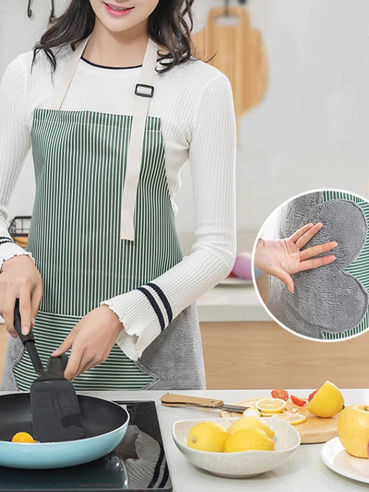 1 Piece Striped Pattern Apron