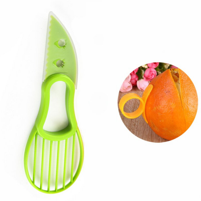 Avocado Slicer Pulp Separator Plastic Knife Kitchen Gadget