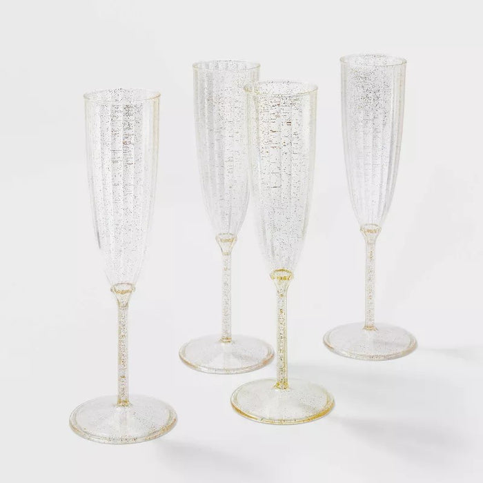 Decorative Beverage Flute Set